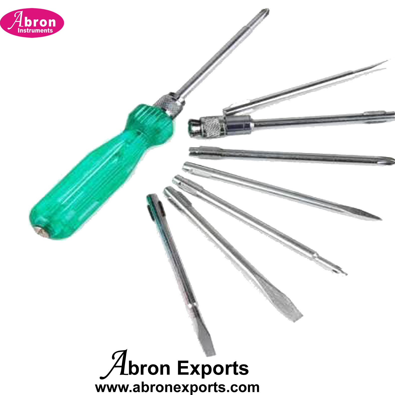 Tool tester with screw driver set of 8 in box abron AT-46